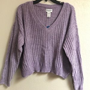 NWOT Lavender Chenille Sweater